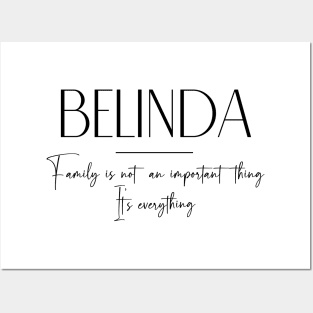 Belinda Family, Belinda Name, Belinda Middle Name Posters and Art